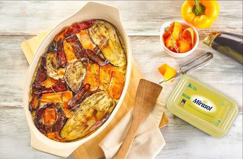 recipe image Pastel de papa con vegetales rostizados