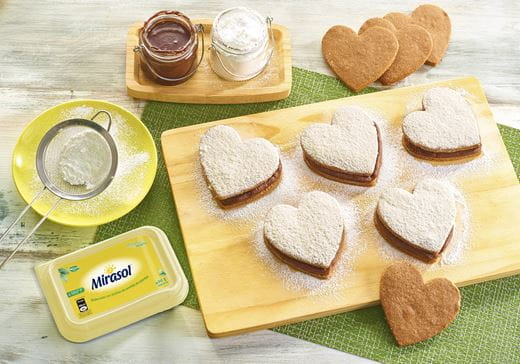 recipe image Sándwich de corazón de chocolate (gluten free)